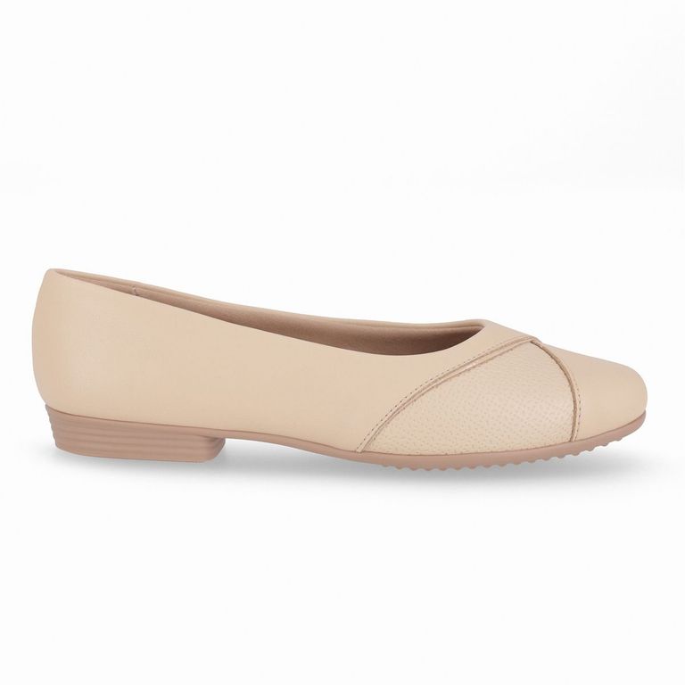 Ballerina Mujer Beige Raquel