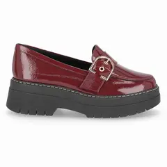 PICCADILLY - Mocasin Mujer Burdeo Fabiana