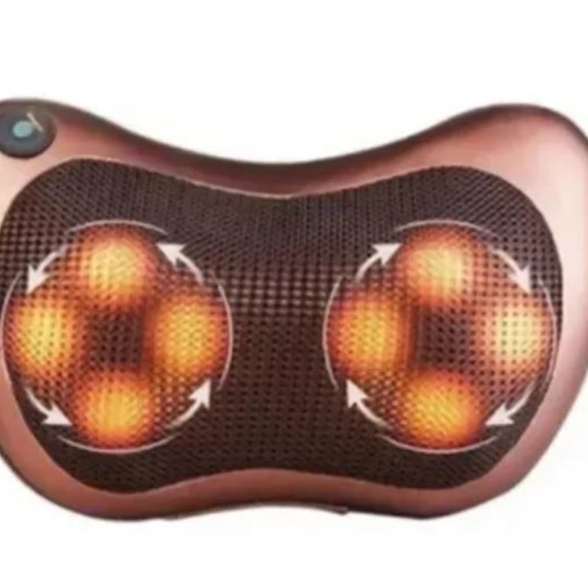 GENERICO - Masajeador Almohada Infrarrojo Auto Casa Cabezales