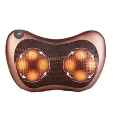 GENERICO - Masajeador Almohada Infrarrojo Auto Casa Cabezales