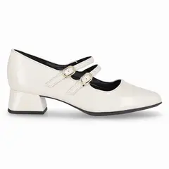 PICCADILLY - Zapato Mary Jane Mujer Crema/Charol Tati
