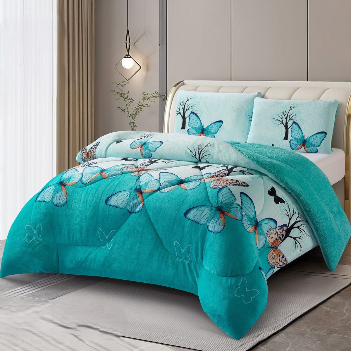 GENERICO - COBERTOR GRUESO PLUSH CON CHIPORRO PARA INVIERNO