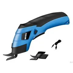 GENERICO - Tijera Eléctrica Cortadora Eléctrica Recargable 4v Azul