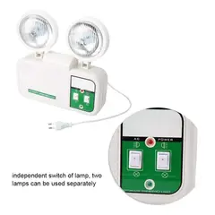 GENERICO - Luz de emergencia LED Osmao 10W recargable con luz automática