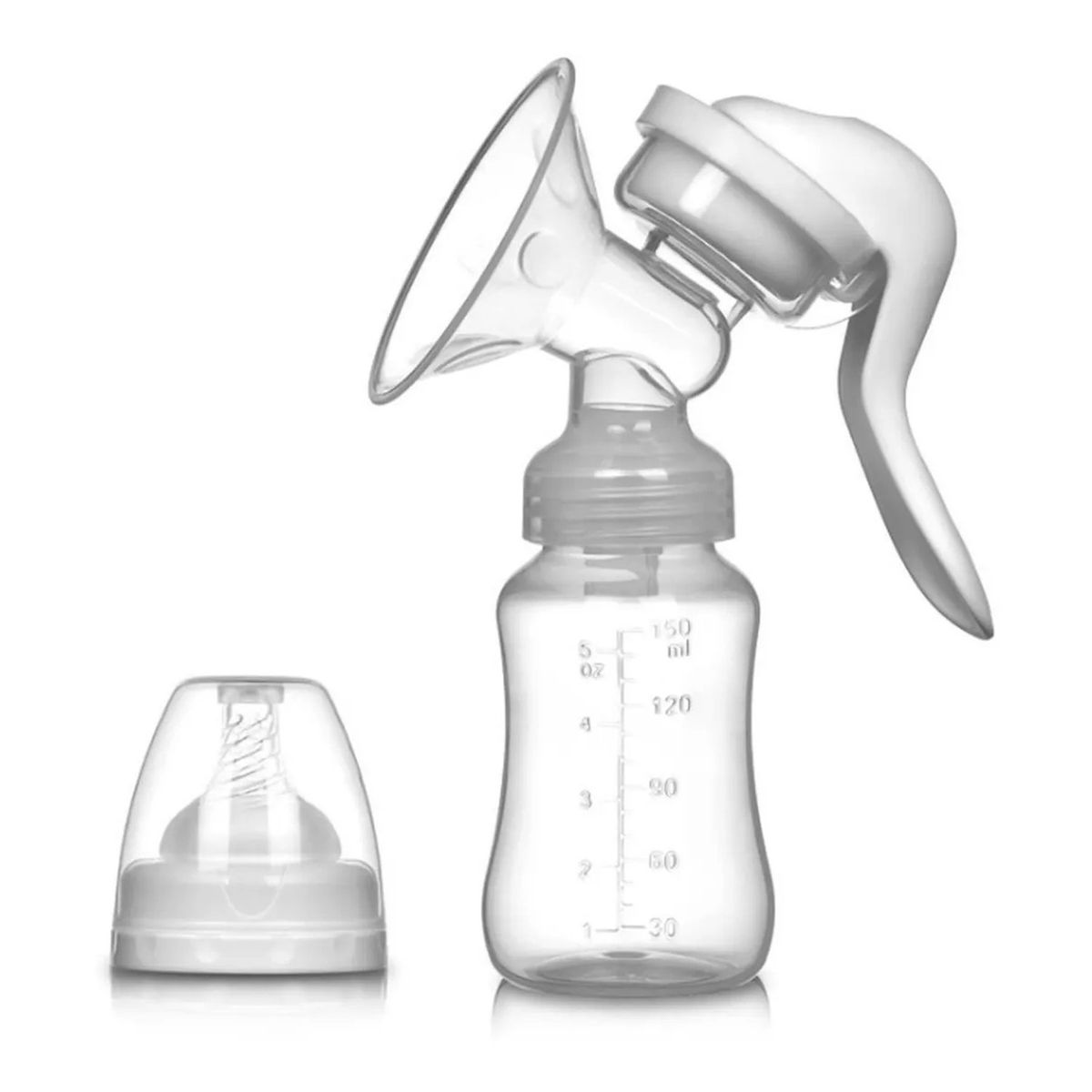 GENERICO - Extractor Manual de Leche Materna con Botella y Bolsas de Almacenamiento