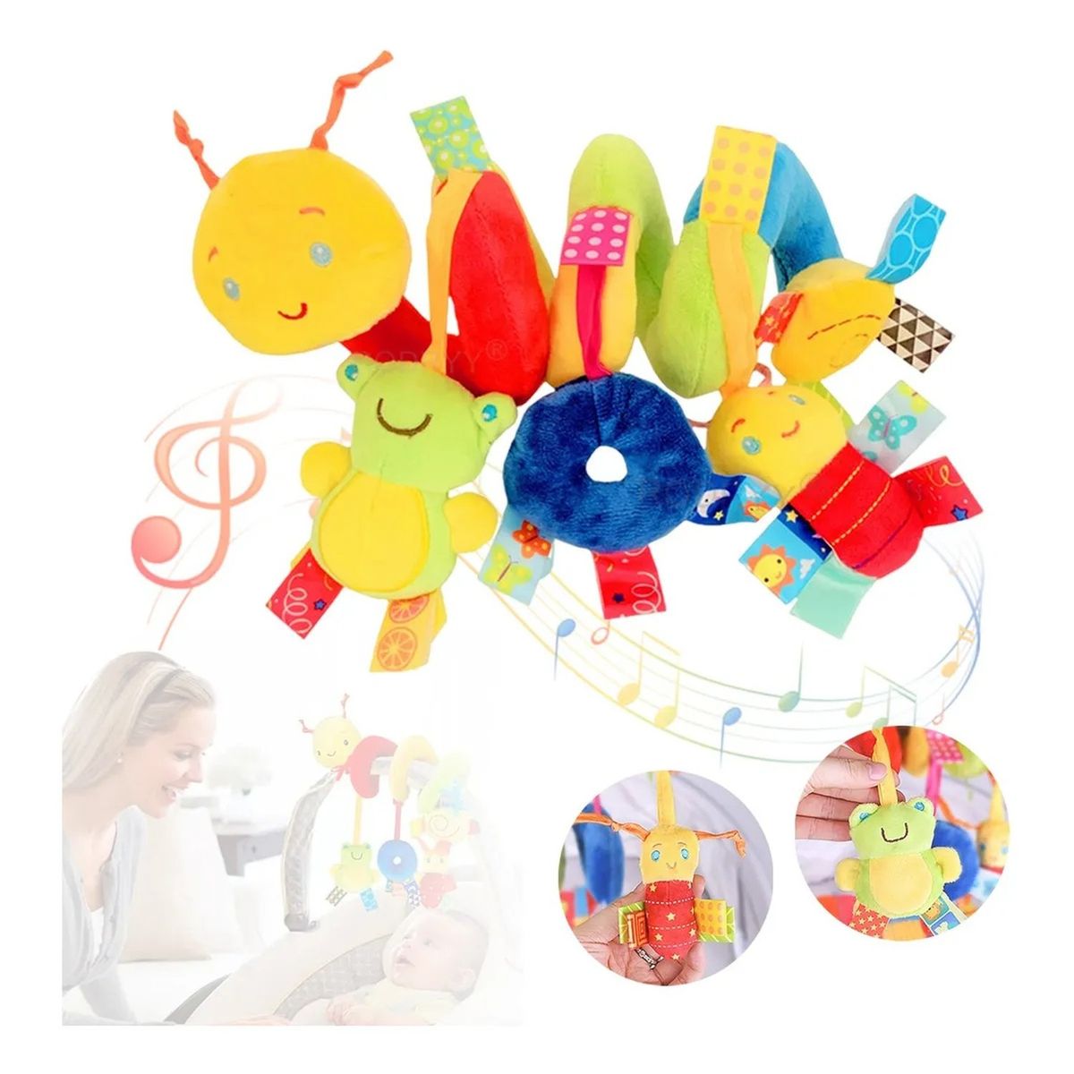 GENERICO - Juguete de Actividades Colgante Bebé Multicolor Desarrollo Sensorial