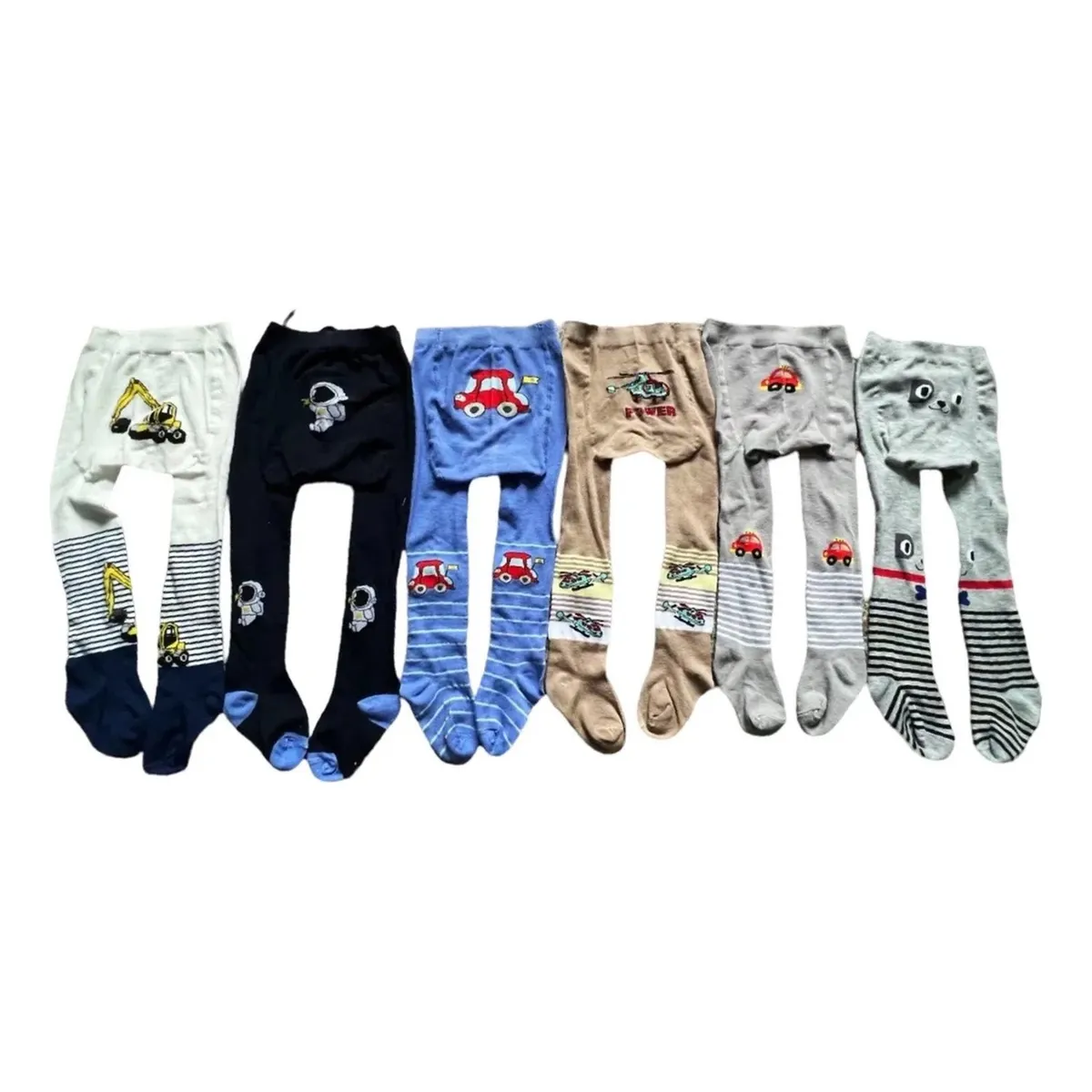 GENERICO - Pantys Infantiles Estampadas Algodón Multicolor