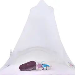 GENERICO - Toldo Mosquitero Cama Redondo Blanco 250cm