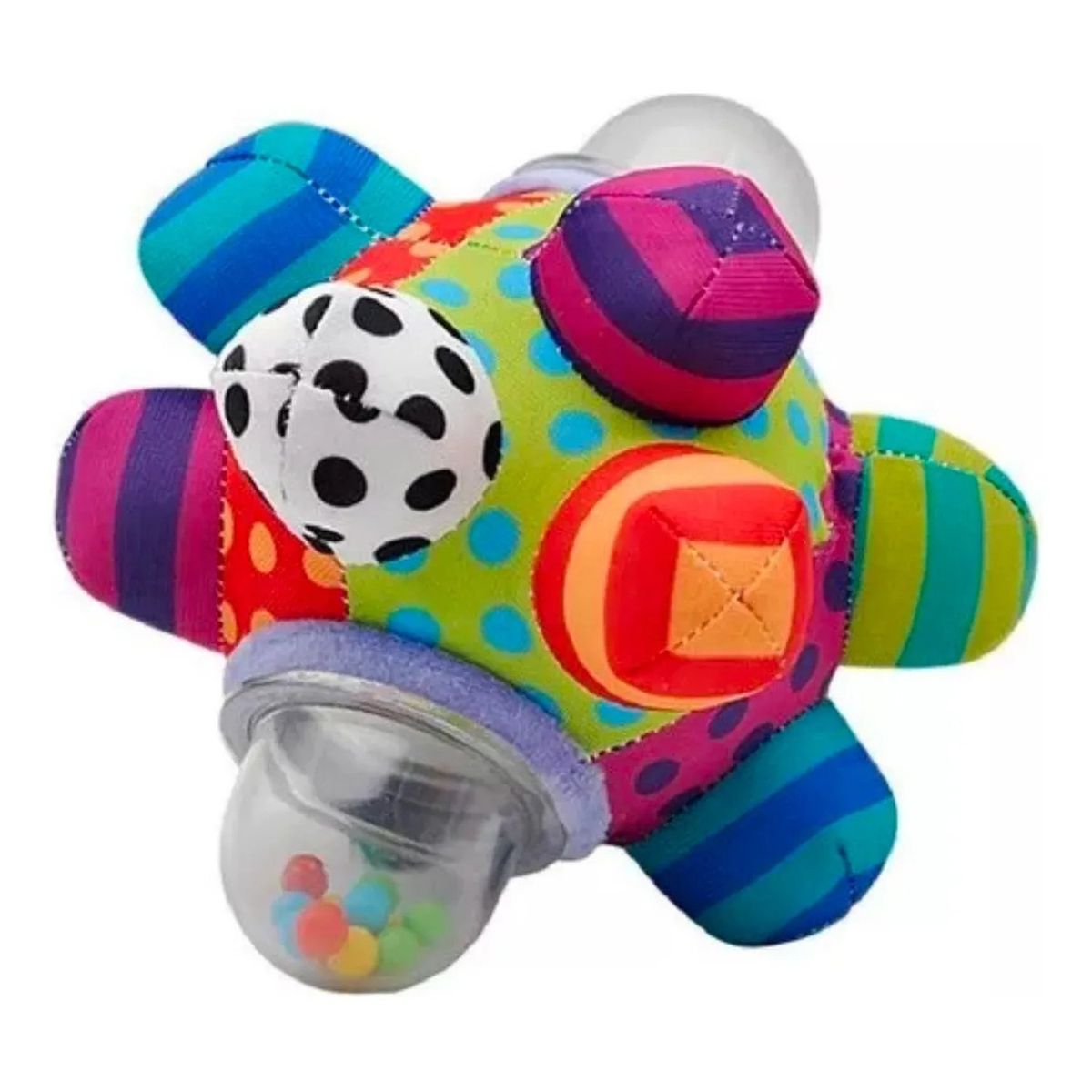 GENERICO - Juguete Sensorial de Tela Multicolor para Bebés con Sonido