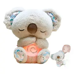 GENERICO - Peluche Koala Luz y Sonido Relajante para Bebés