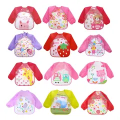 GENERICO - Babero Impermeable con Mangas para Bebé - Diseño Infantil