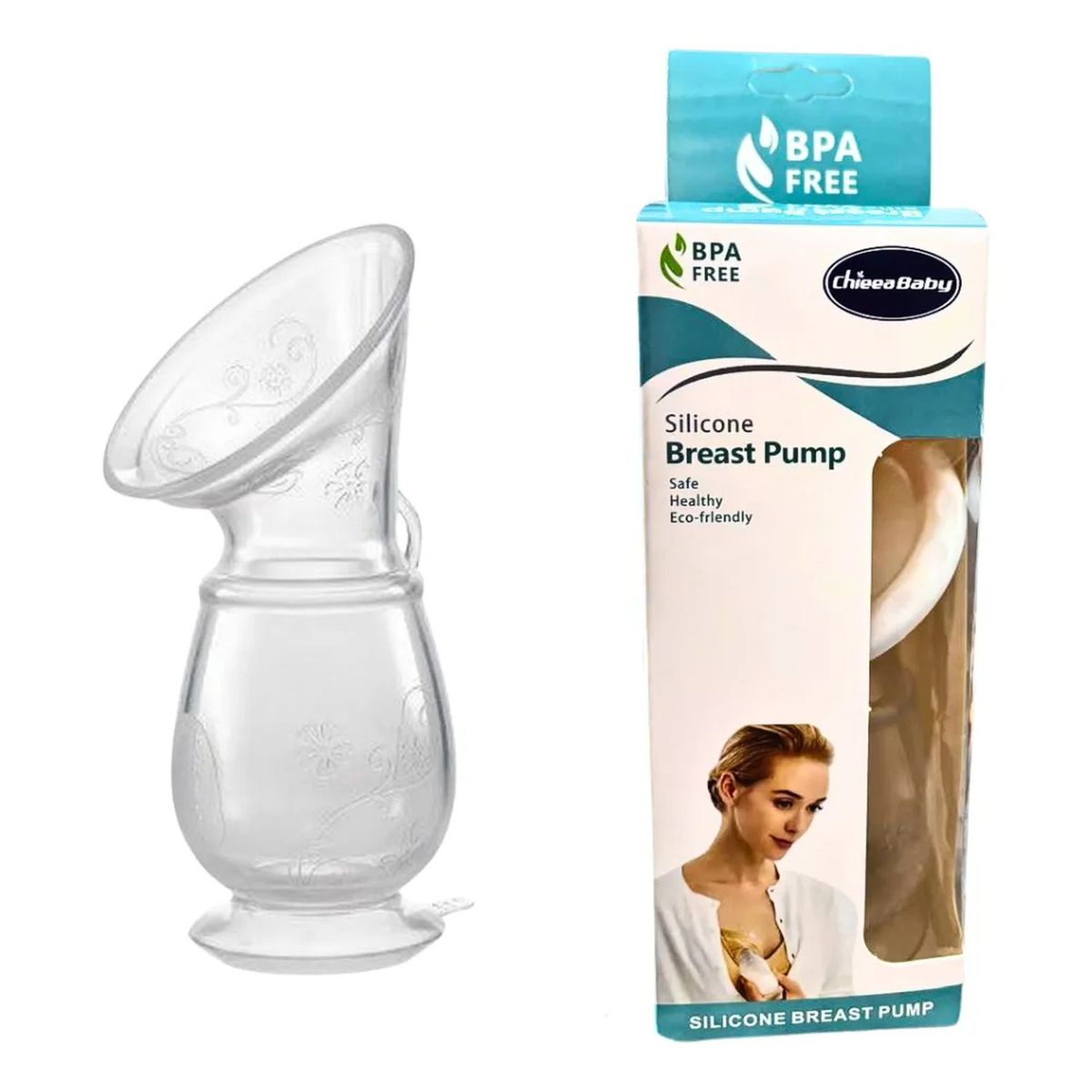 GENERICO - Extractor De Leche Manual De Silicona BPA Free Eco-Friendly