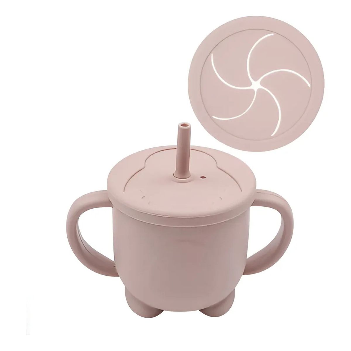 GENERICO - Taza Antiderrame Infantil Silicona Con Tetera 220°C