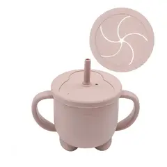 GENERICO - Taza Antiderrame Infantil Silicona Con Tetera 220°C