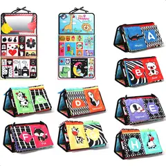 GENERICO - Libro de Tela Interactivo Bebé Aprendizaje Plegable Seguro Multicolor