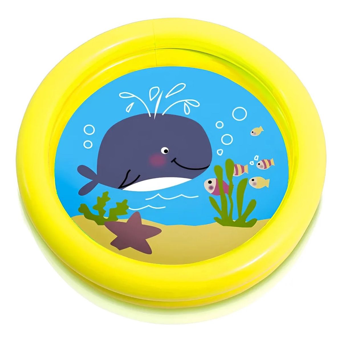 GENERICO - Piscina Inflable Infantil Redonda Amarilla PVC Verano