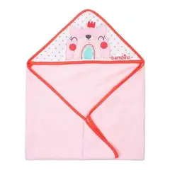 GENERICO - Toalla con Capucha Bebé Algodón Rosa