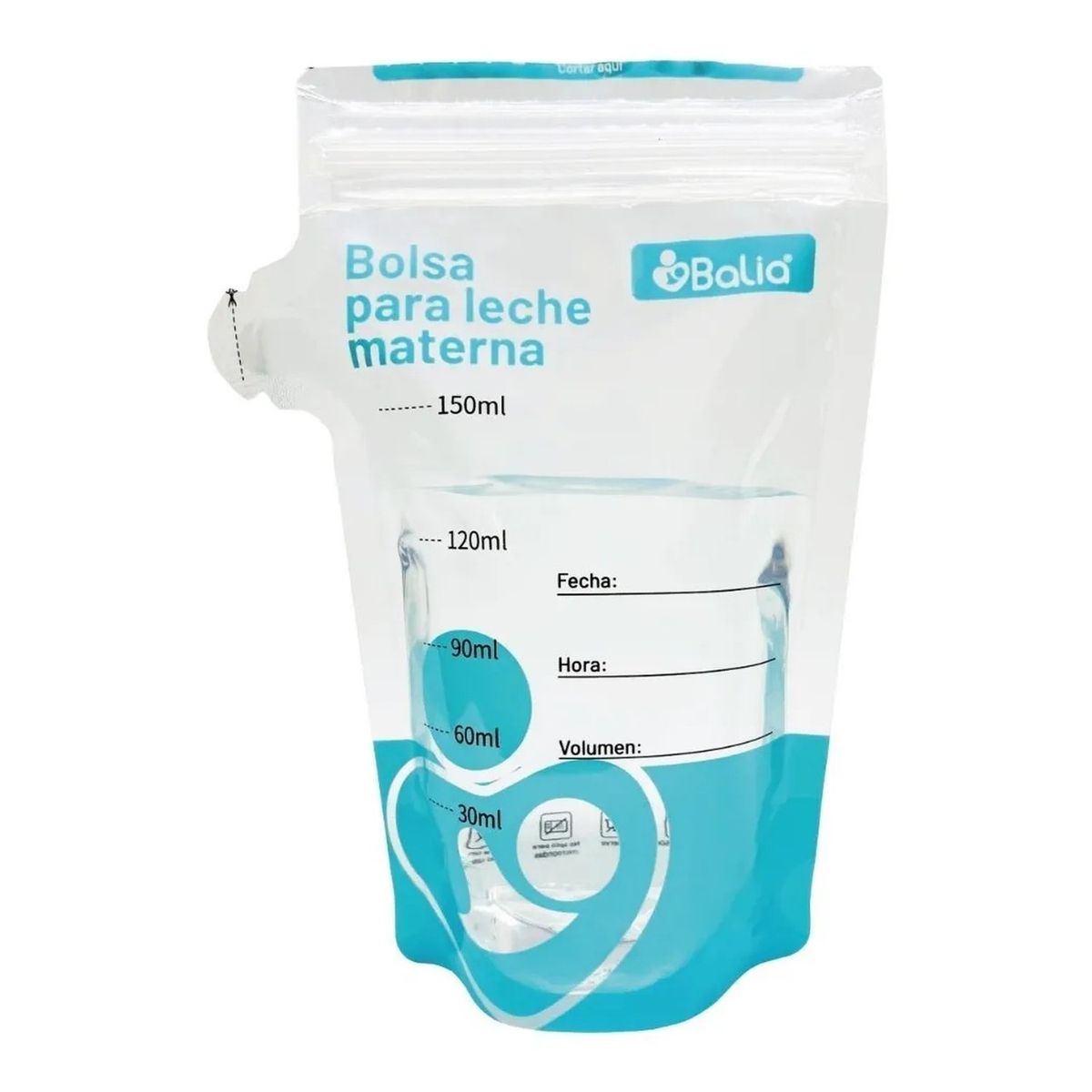 GENERICO - Bolsa Para Leche Materna 150ml Reutilizable