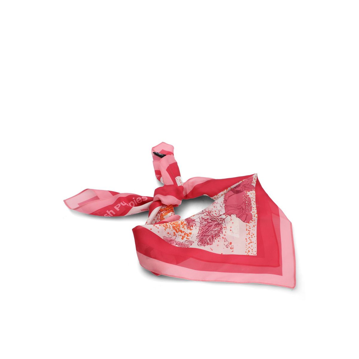 HUSH PUPPIES - Pañuelo Mujer Hp Scarf Basset Rosado HUSH PUPPIES