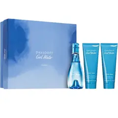 DAVIDOFF - Cool Water Eau de Toilette, Body Lotion & Shower Gel Gift Set for Women -