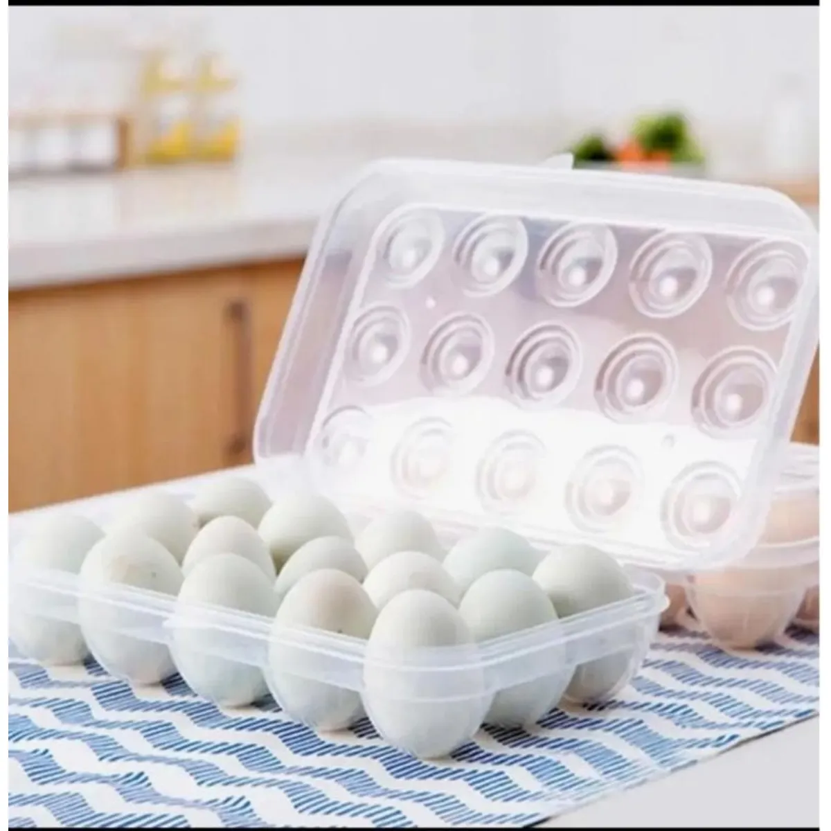 GENERICO - Bandeja Contenedor 24 Huevos Porta Huevos Refrigerador