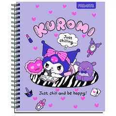 GENERICO - Pack 6 Cuadernos Universitario 100h 7mm Kuromi