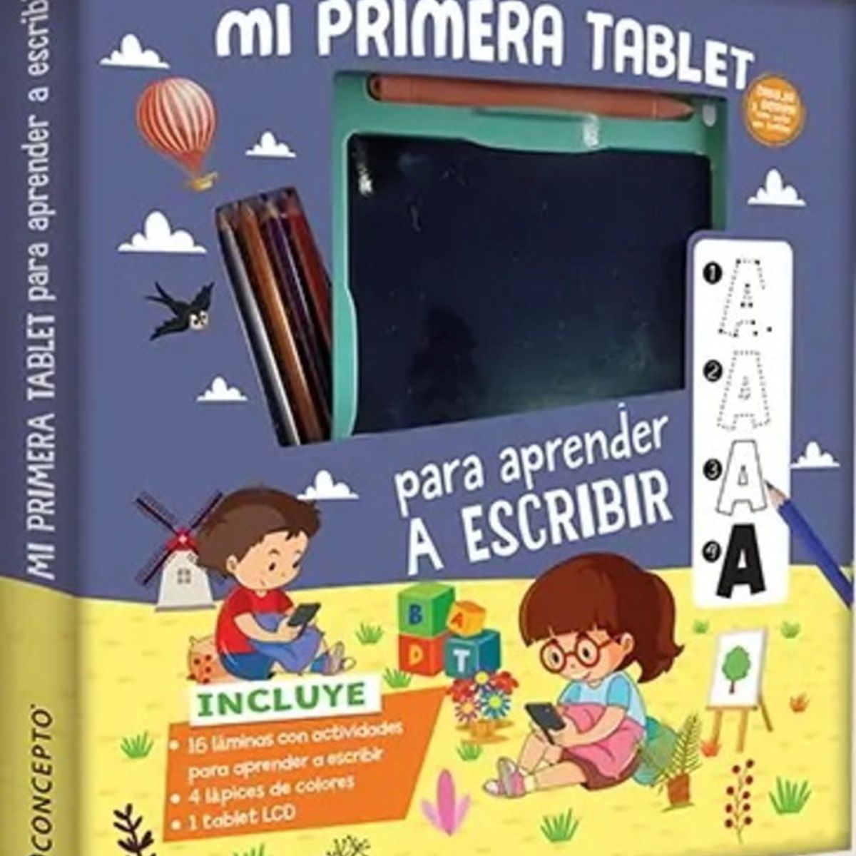 ANTARTICA LIBROS - Mi Primer Tablet Para Aprender A Escribir