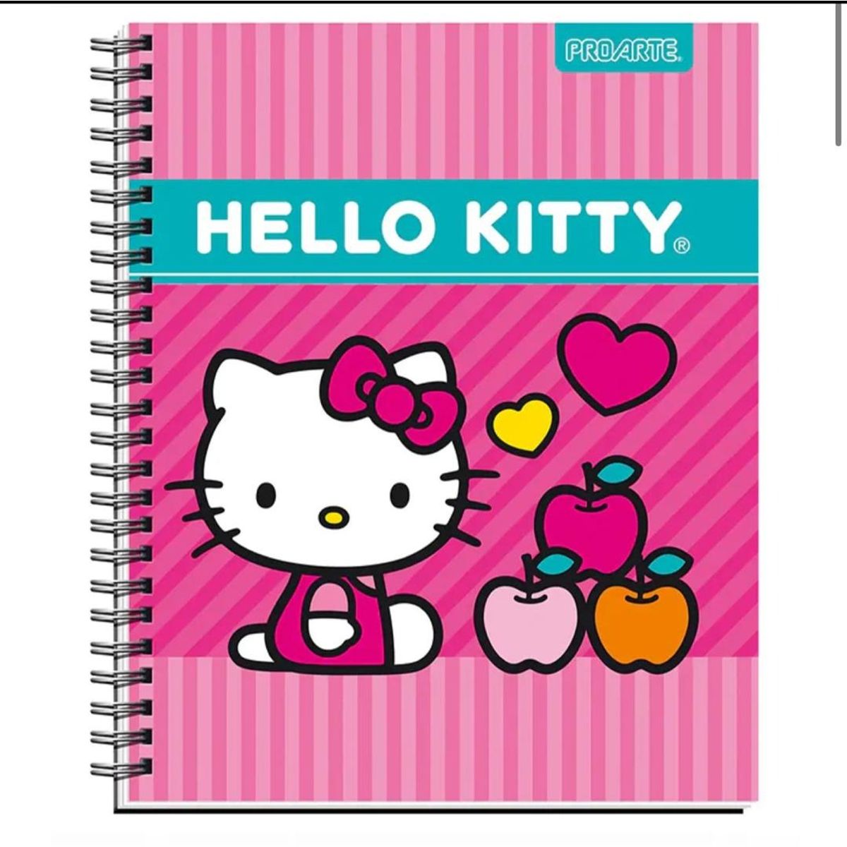 GENERICO - Pack 6 Cuadernos Universitario 100h 7mm Hello Kitty Variado