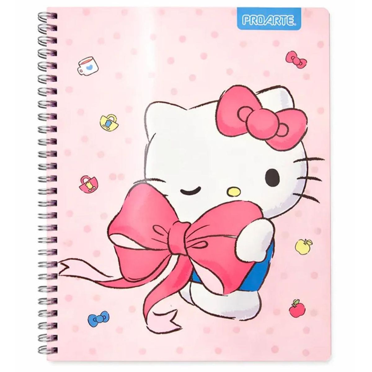 GENERICO - Pack 6 Cuadernos Universitario 100h 7mm Hello Kitty Variado