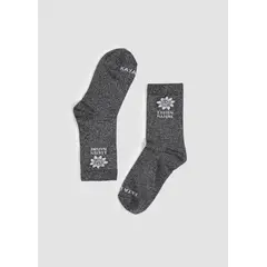 KAYA UNITE - Calcetines Daily Lurex Mujer Negro