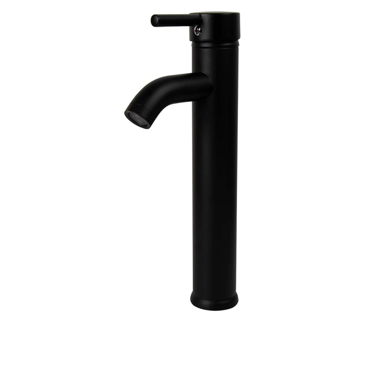 GENERICO - Llave Monomando Para Lavamanos Negro Mate Alto