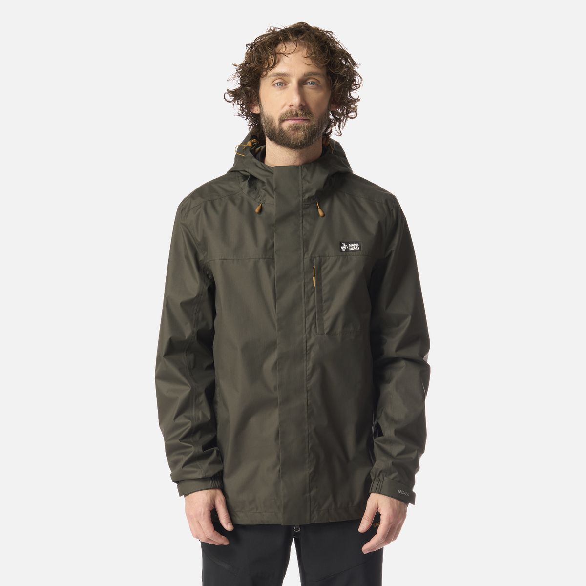 HAKA HONU - Chaqueta Hombre Kauai Verde Militar Haka Honu