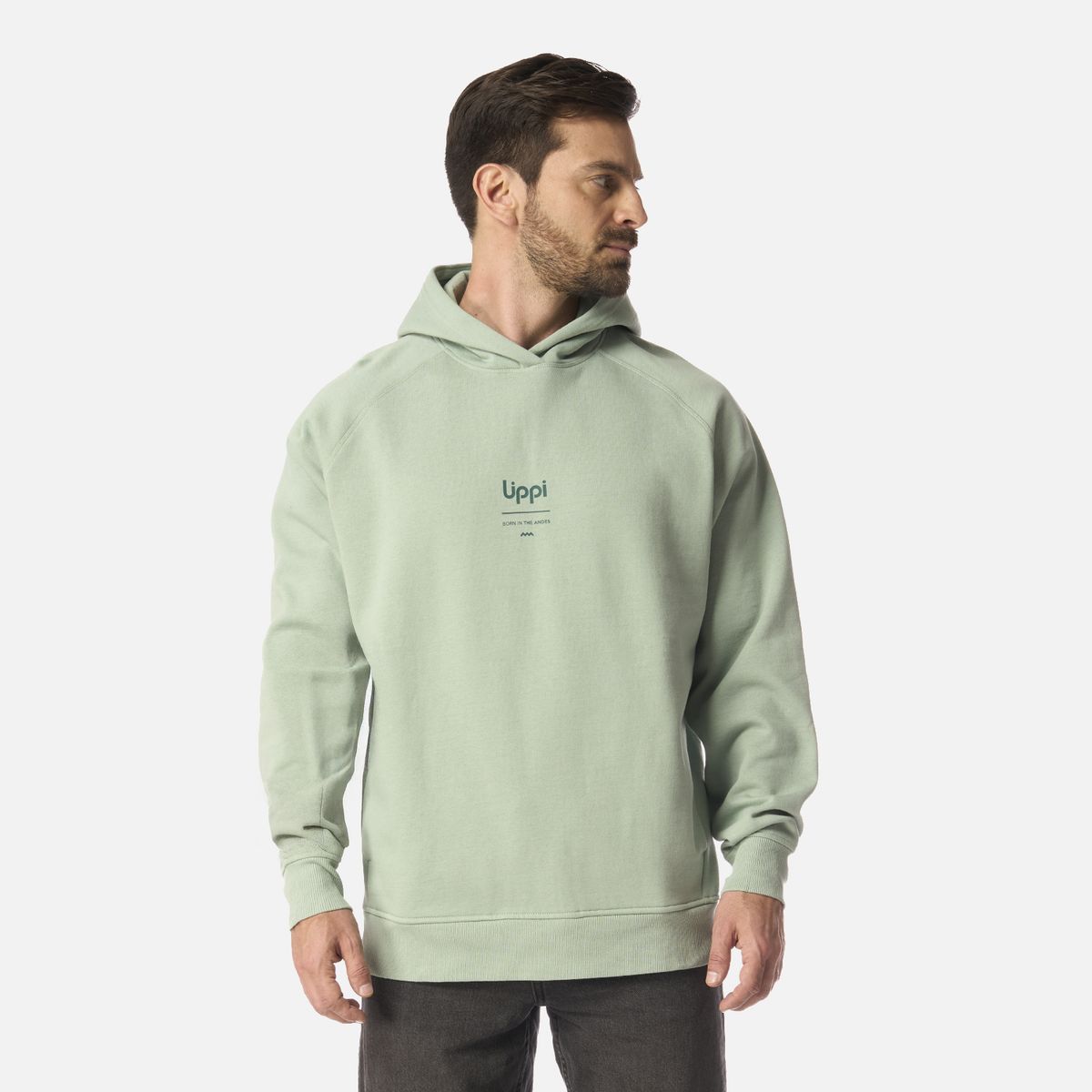 LIPPI - Polerón Hombre Ulmo Hoody Sweatshirt Jade Lippi