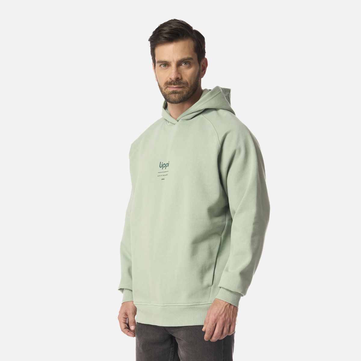 LIPPI - Polerón Hombre Ulmo Hoody Sweatshirt Jade Lippi