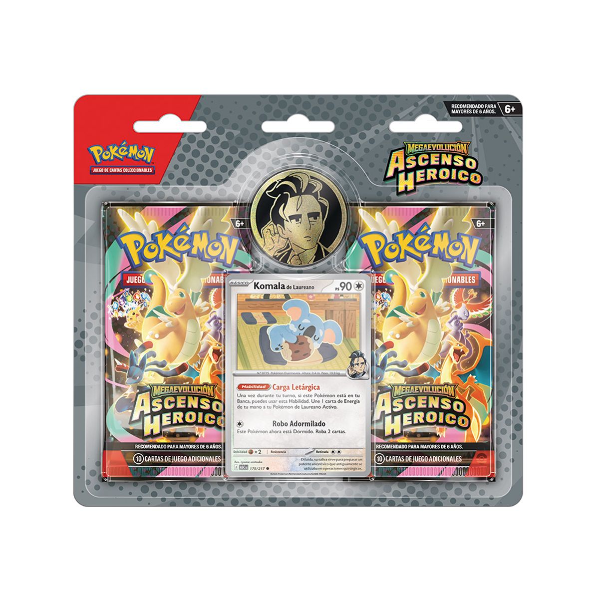 POKEMON - Pokémon Tcg Ascended Heroes Español-Komala De Laureano