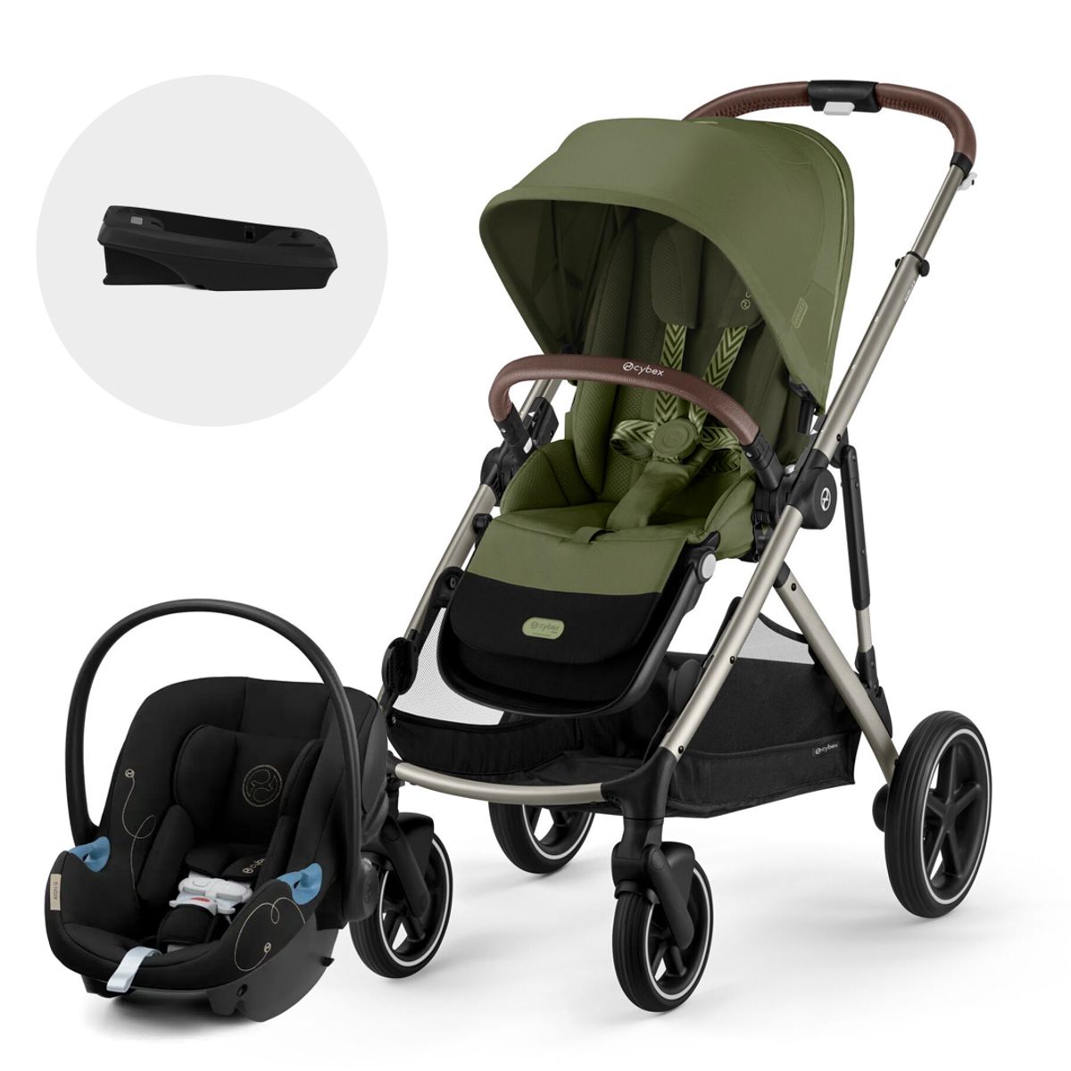 CYBEX - Coche Travel System Gazelle S TPE + Aton G + Base