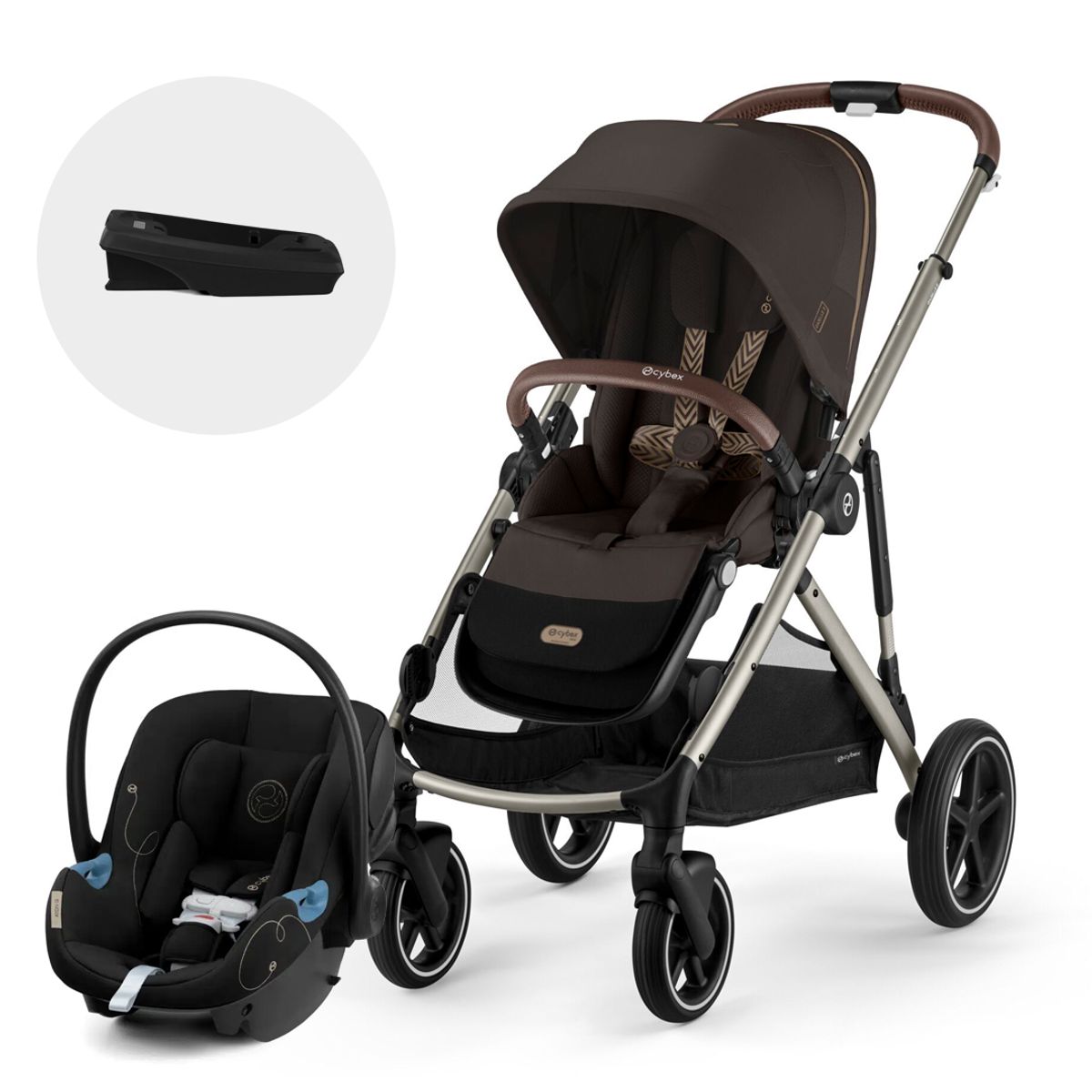 CYBEX - Coche Travel System Gazelle S TPE + Aton G + Base
