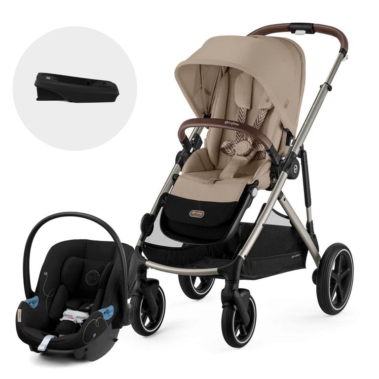 Coche Travel System Gazelle S TPE + Aton G + Base Beige