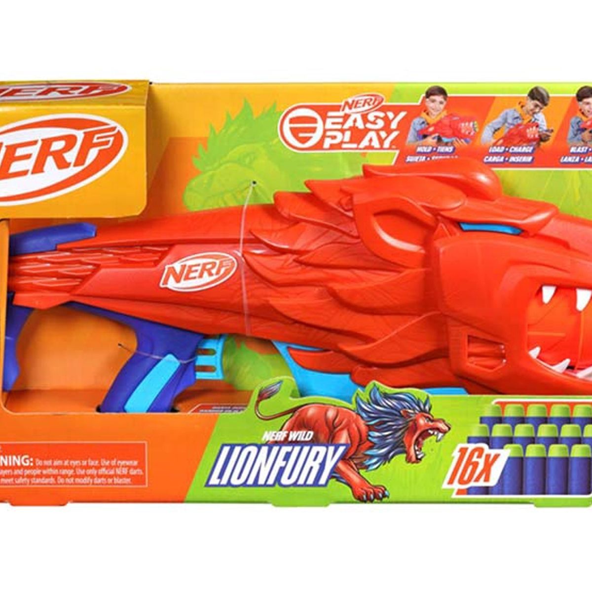 NERF - LANZADOR NERF JUNIOR WILD LIONFURY