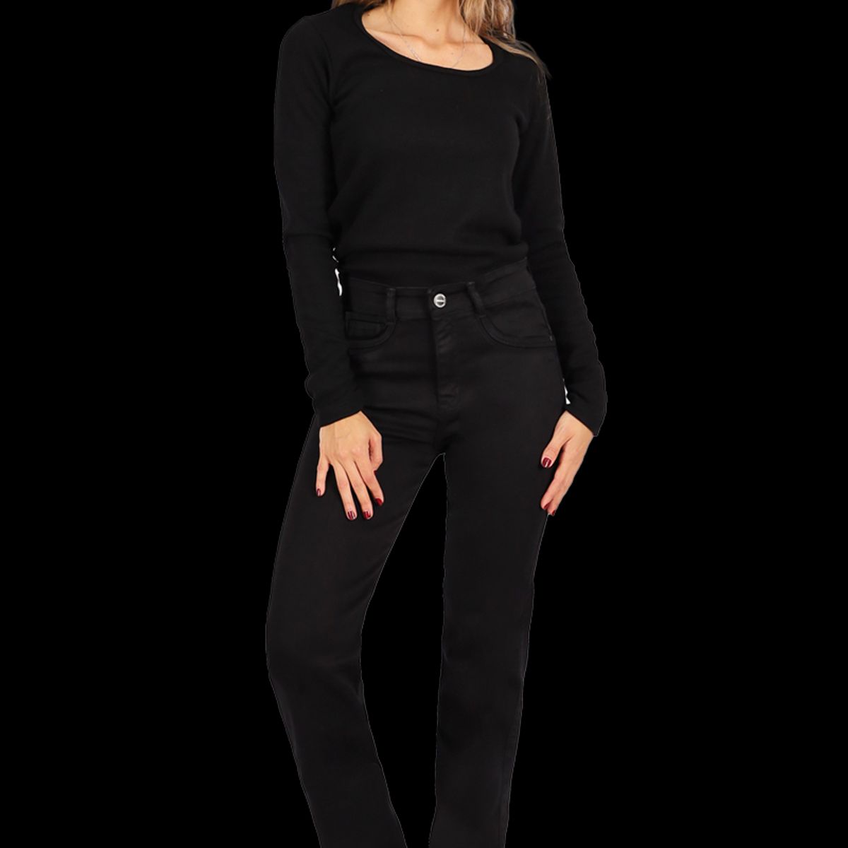 DIVINO JEANS - Jeans Carla III Negro Divino Jeans