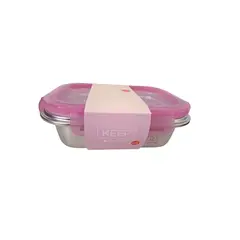 KEEP - Hermético Metálico 650ml Color Rosa