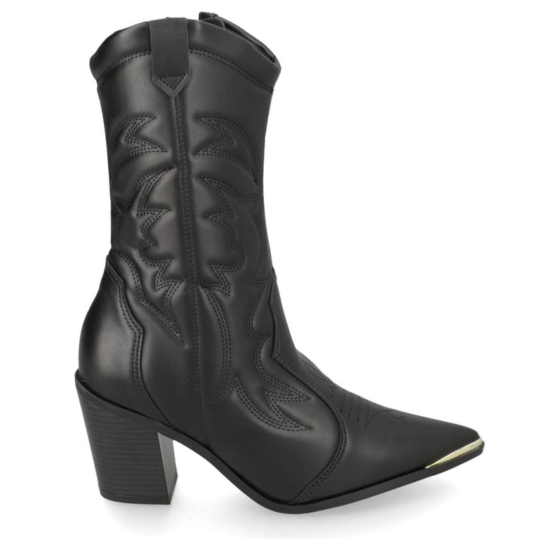 Botin Taco Negro