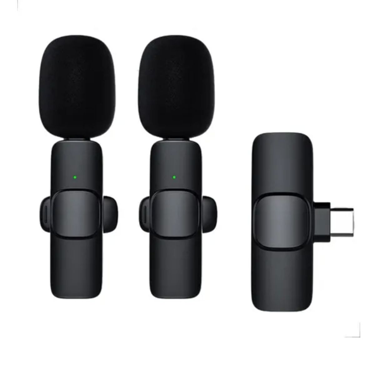 IRM - Micrófono Solapa Bluetooth K9 Negro Omnidireccional Android iPhone