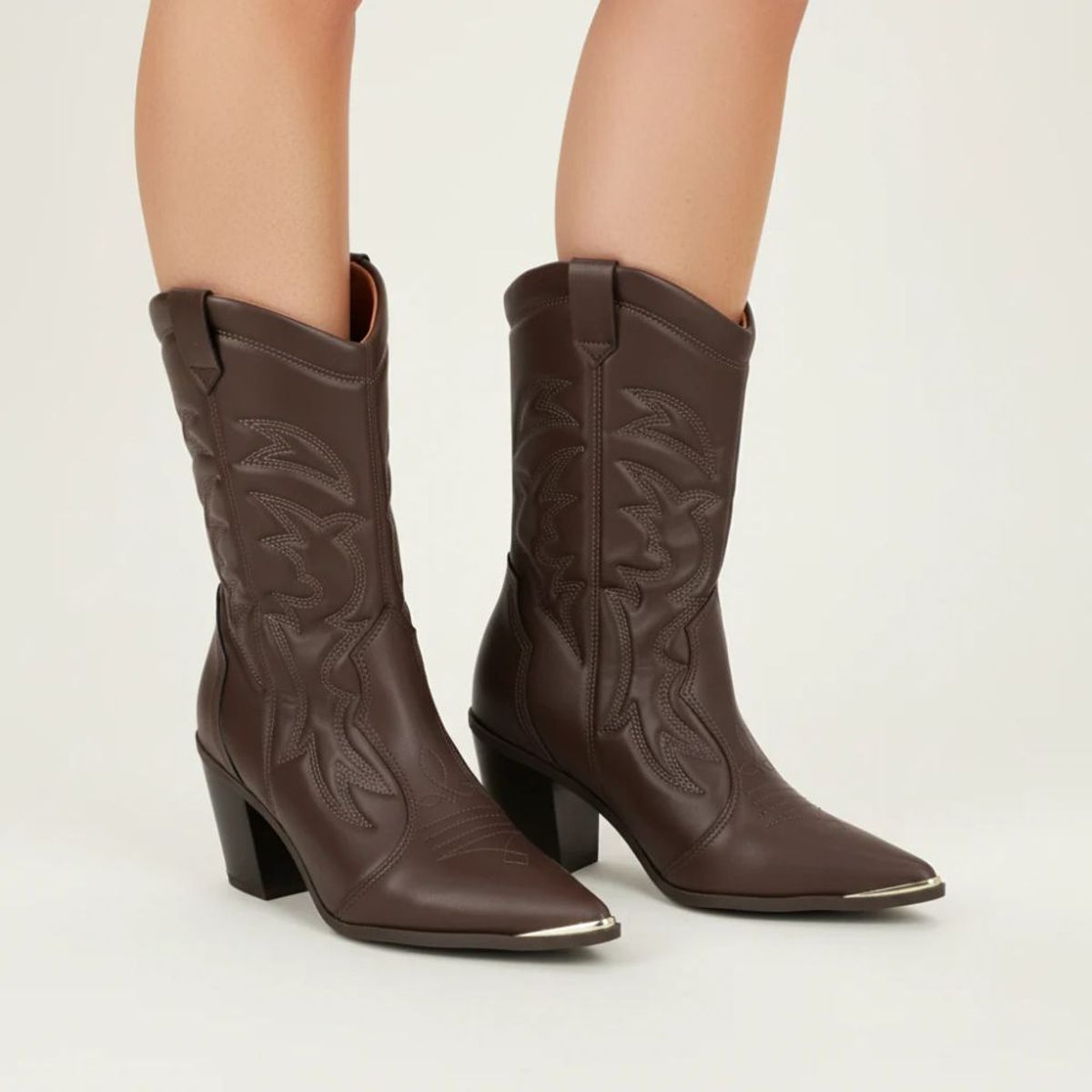 VIZZANO - Botin Mujer Taco Vizzano Café