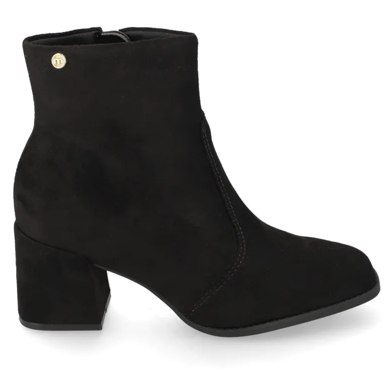 Botin Taco Mujer Negro