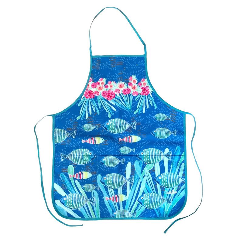 SOLE MESA ARTE DISEÑO - Delantal Pez Blue