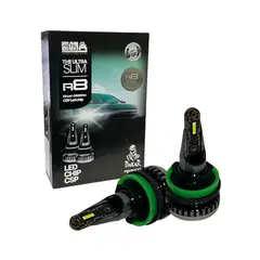 GENERICO - Kit Ampolletas LED Iron Dakar R8 H11 Ultra Slim