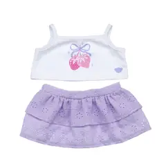 BUILD A BEAR - Set 2 Piezas Broderie Morado Build-A-Bear