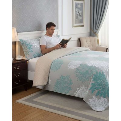 Imagen 2 del producto COBERTOR COLCHA QUILT SHERPA KING MEDIDA 250X270 CM