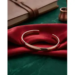 GENERICO - Pulsera de Cobre Macizo Hecha a Mano Diseño Elegante Unisex Ajustable